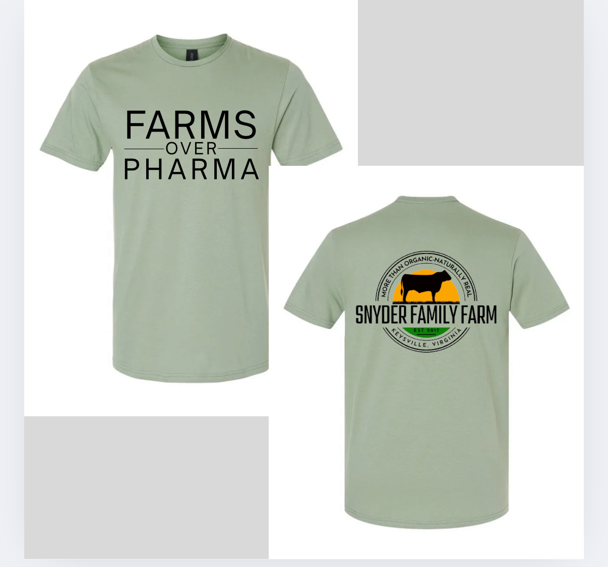 Farms Over Pharma T-Shirt